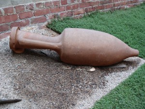 Amphora in Courtyard
